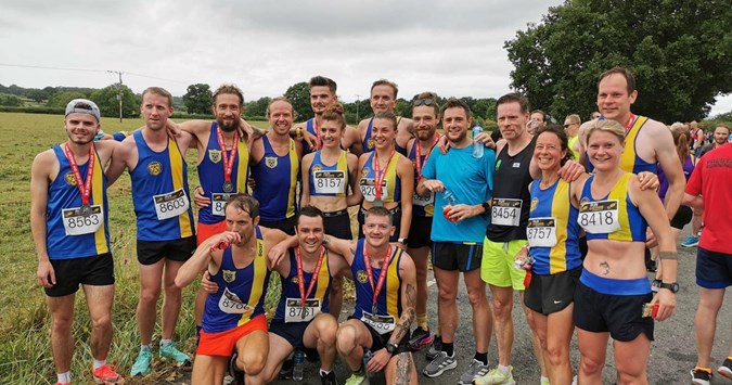 Paul Jones heads the youngsters at Helena Tipping 10k